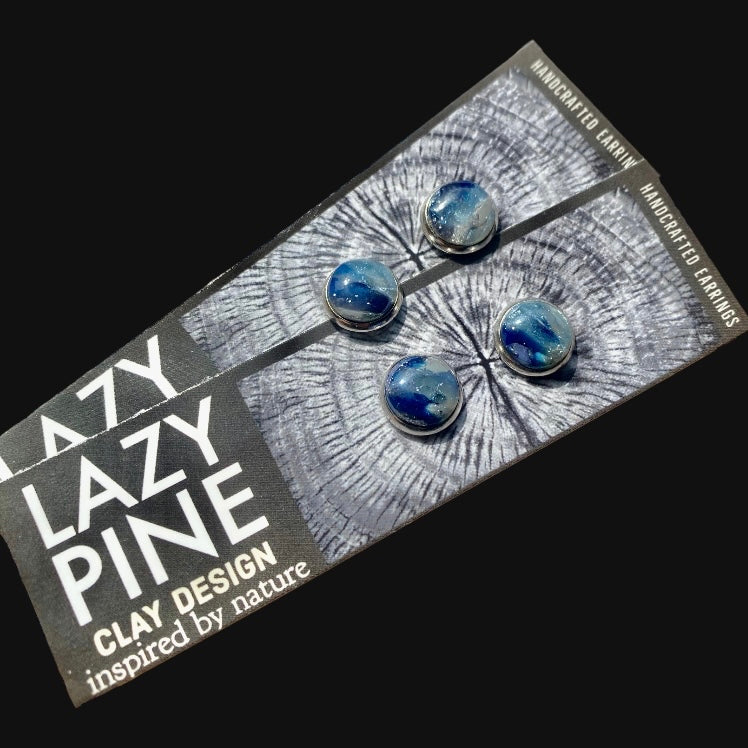 Deep Blue Stud Set