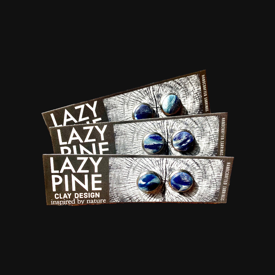Deep Blue Stud Set