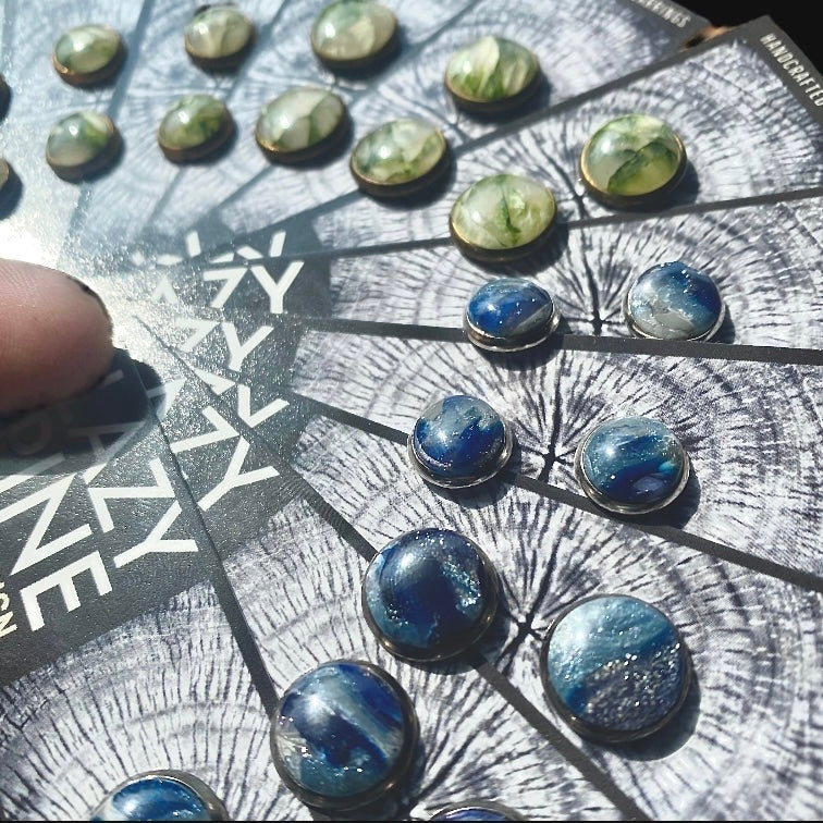 Deep Blue Stud Set