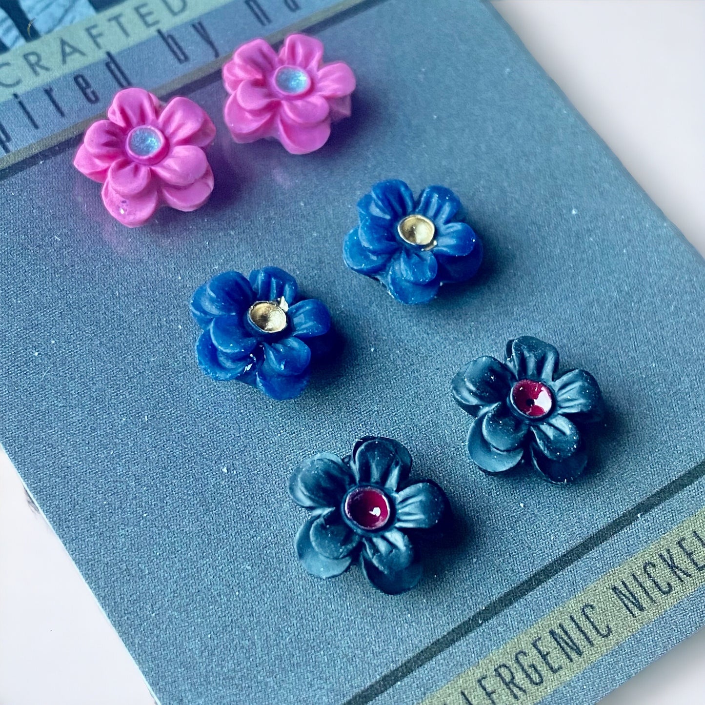 Mini Flower Stud Set - Dusk